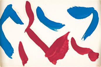 RAY PARKER (1922 - 1990, AMERICAN) i) Untitled, (#1), and ii) Untitled, (#4).